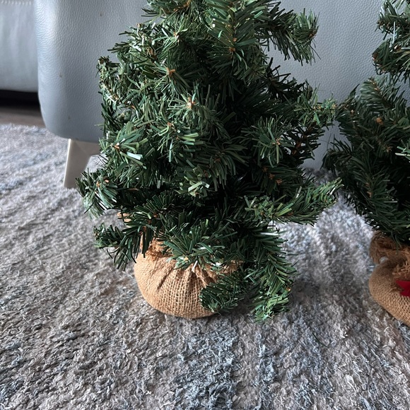 16 “ Undecorated CHRISTMAS TREE in BURLAP BAG- WIRED BRANCHES - Picture 5 of 6